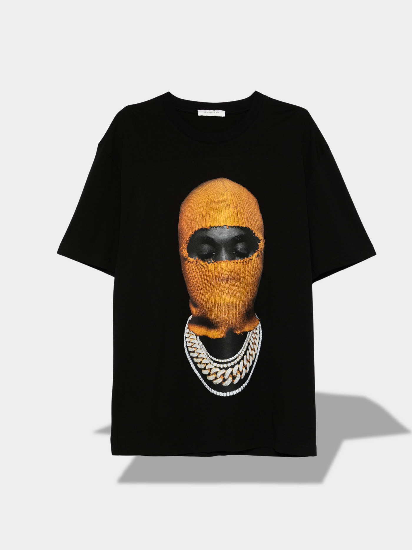 טי שירט צבע שחור Ih Nom Uh Nit Mask20 T-shirt