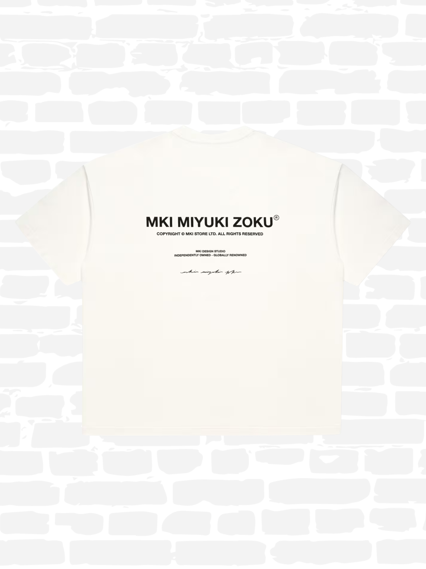 אמקיי איי טי שירט צבע לבן DESIGN STUDIO