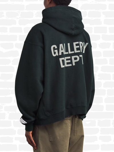 גלרי דפט סווטשירט קפוצ'ון צבע שחור GALLERY GD HOODIE