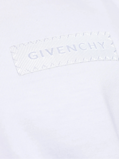 ז'יבנשי טי שירט צבע לבן GIV TAB CREW