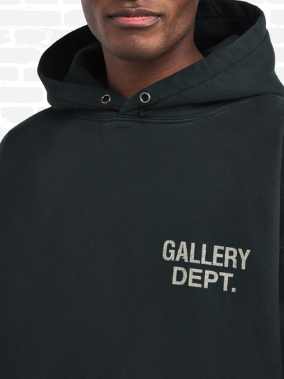 גלרי דפט סווטשירט קפוצ'ון צבע שחור GALLERY GD HOODIE