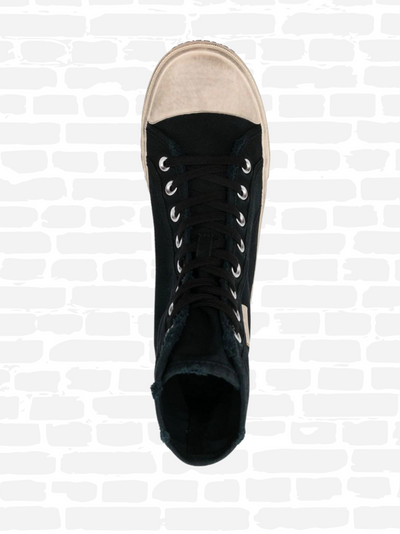 בלנסיאגה נעליים צבע שחור Paris high-top sneakers