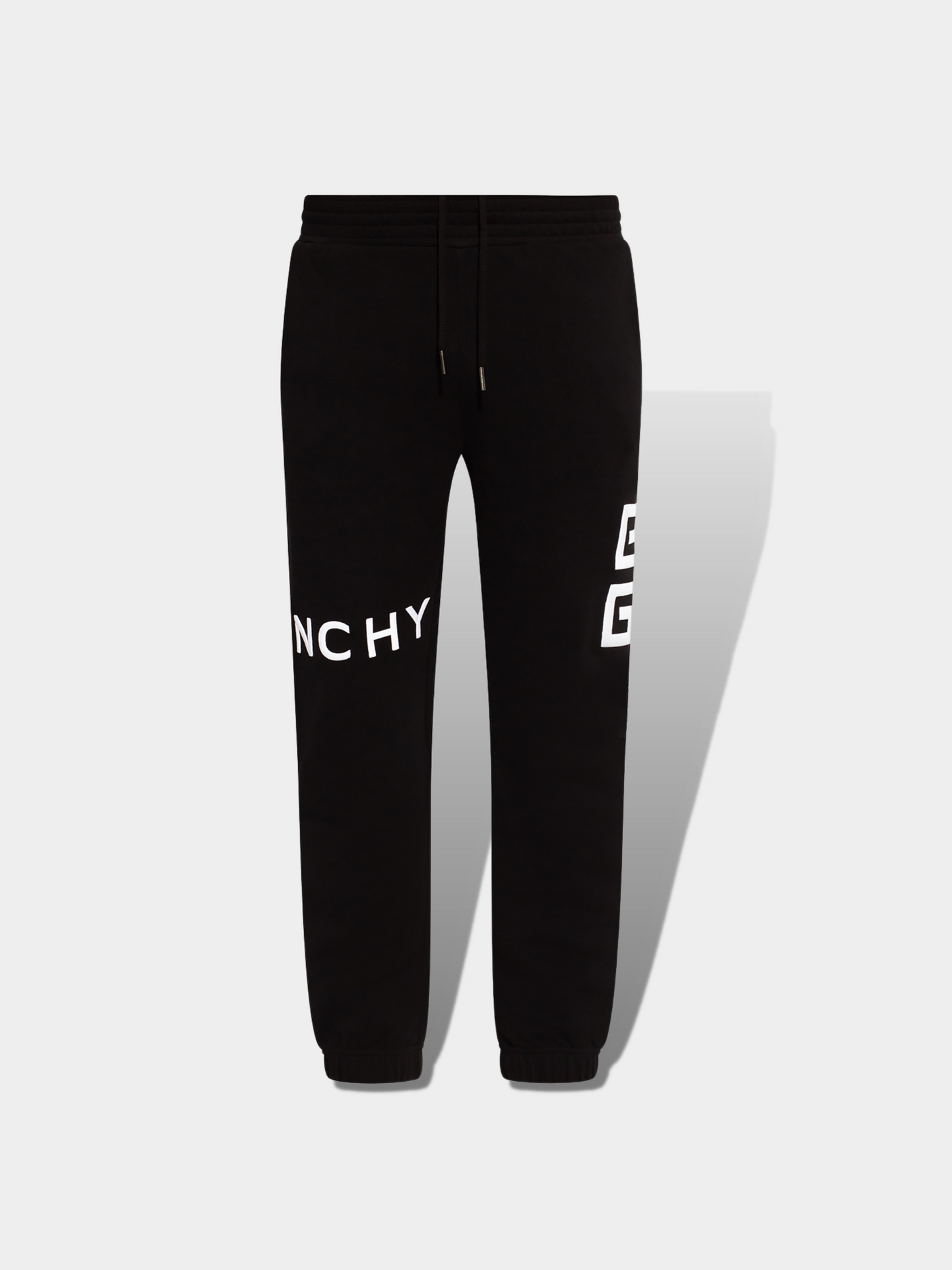 ז'יבנשי מכנסיים צבע שחור LOGO-EMBROIDERED SWEATPANTS