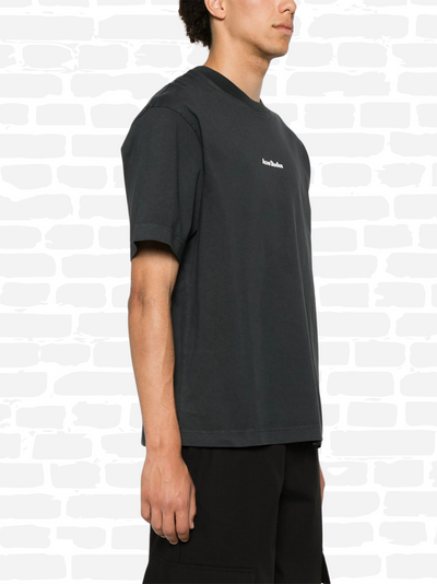 T-shirt Acne Studios T-shirt en coton à logo imprimé couleur noir