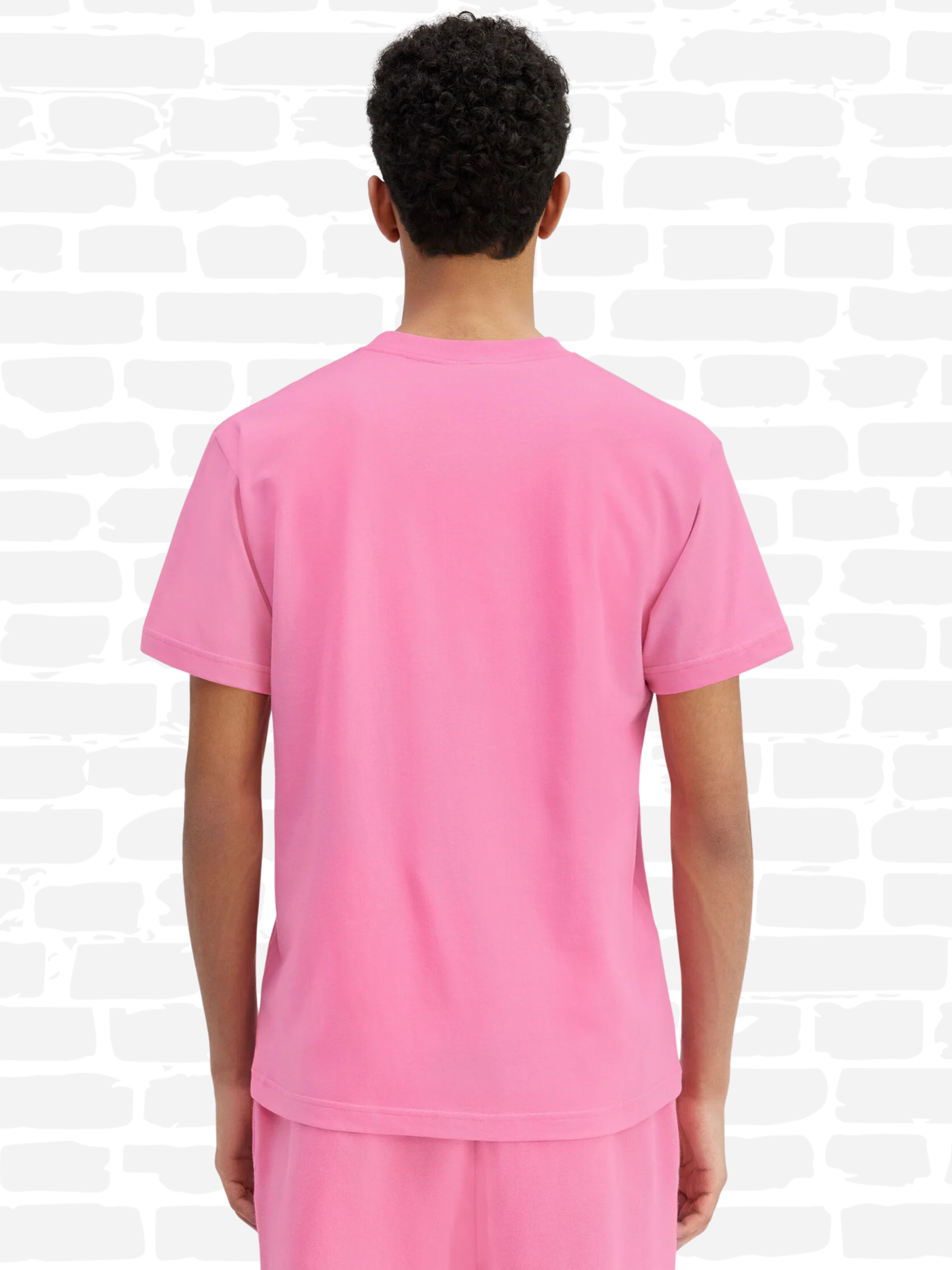ג'קמוס טי שירט צבע ורוד LOGO PRINT T-SHIRT