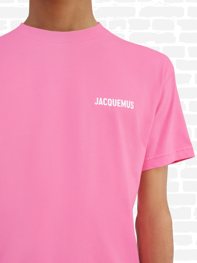 ג'קמוס טי שירט צבע ורוד LOGO PRINT T-SHIRT