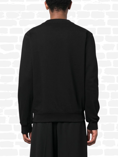 דולצ'ה גאבנה סווטשירט צבע שחור EMBOSSED LOGO sweatshirt