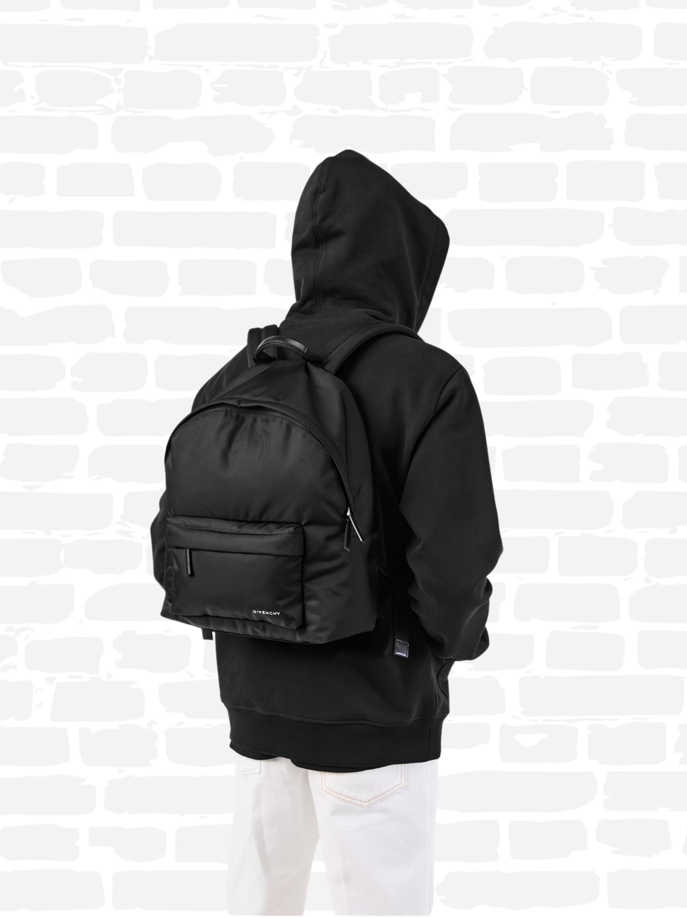 ז'יבנשי תיק גב צבע שחור GIV Essential Bkpk