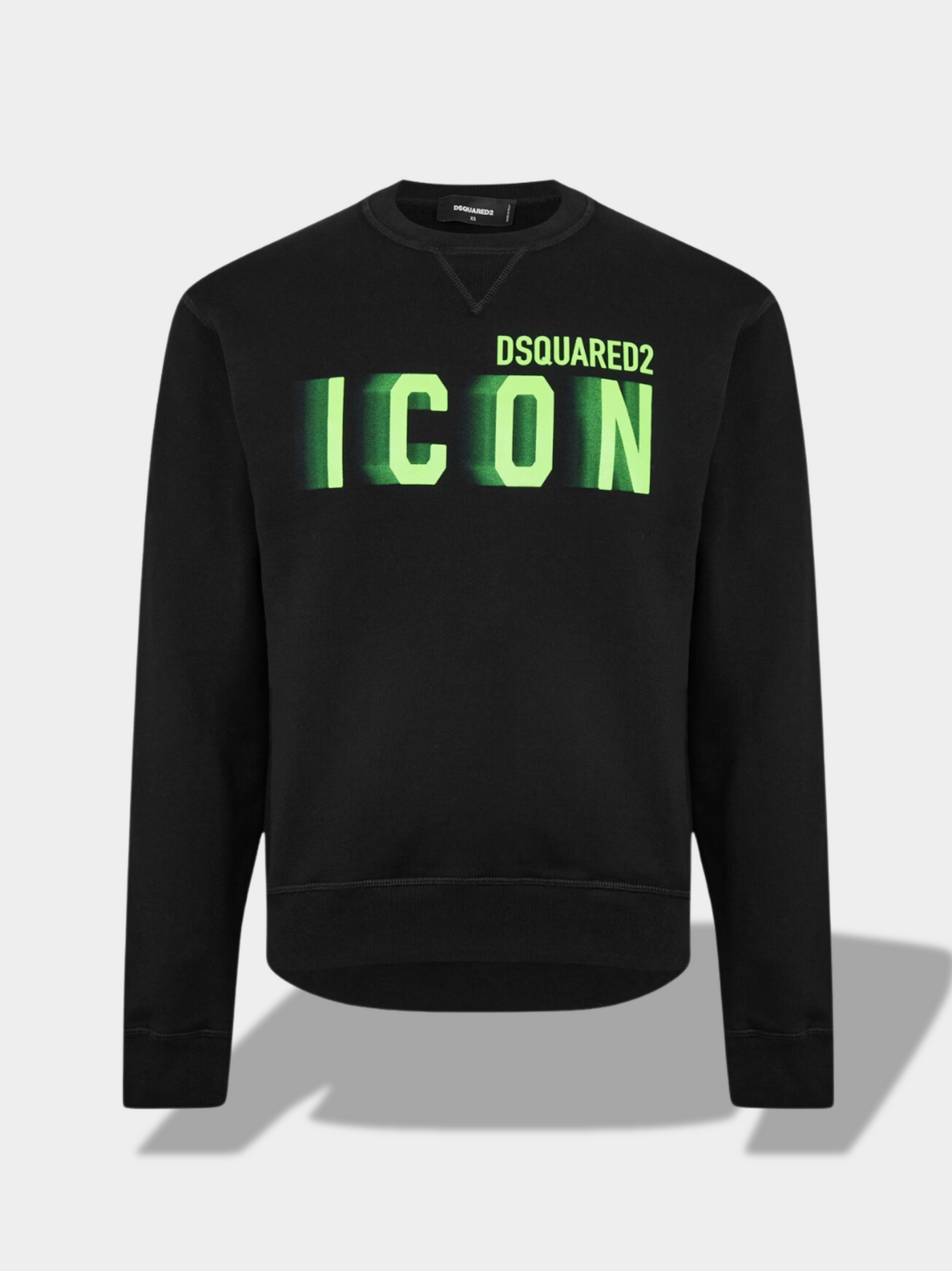 דיסקוורד סווטשירט צבע שחור  ICON PRINT COTTON SWEATSHIRT