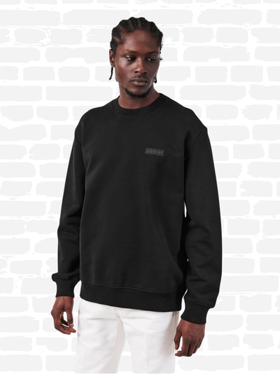 ז'יבנשי סווטשירט צבע שחור GIV TAB CREW