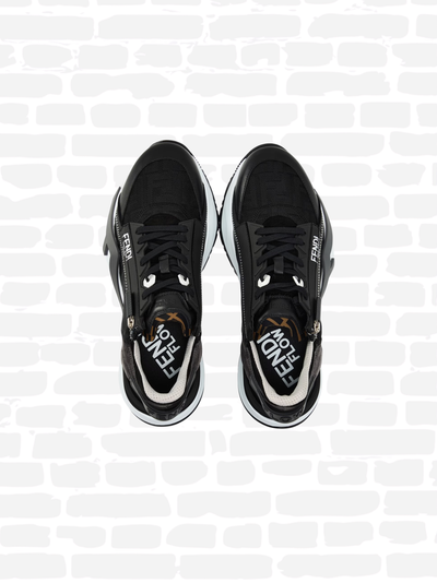 פנדי נעליים צבע לבן FLOW LOW TOP TRAINERS