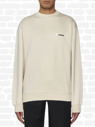 ג'קמוס סווטשירט קפוצ'ון צבע קרם LE SWEATSHIRT GROS