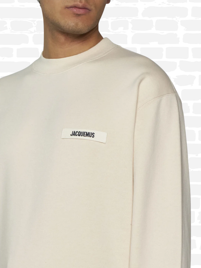 ג'קמוס סווטשירט קפוצ'ון צבע קרם LE SWEATSHIRT GROS