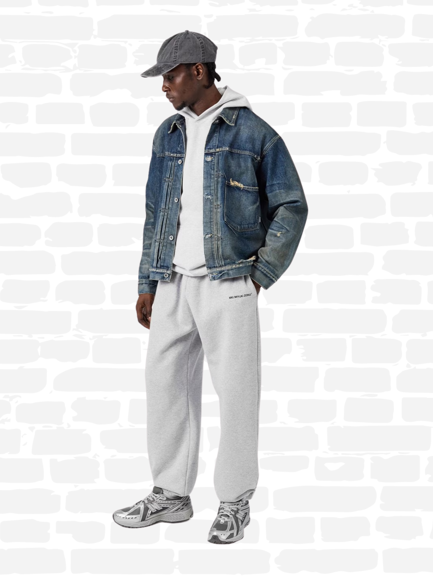 אמקיי איי מכנסיים צבע אפור UNIFORM JOGGER