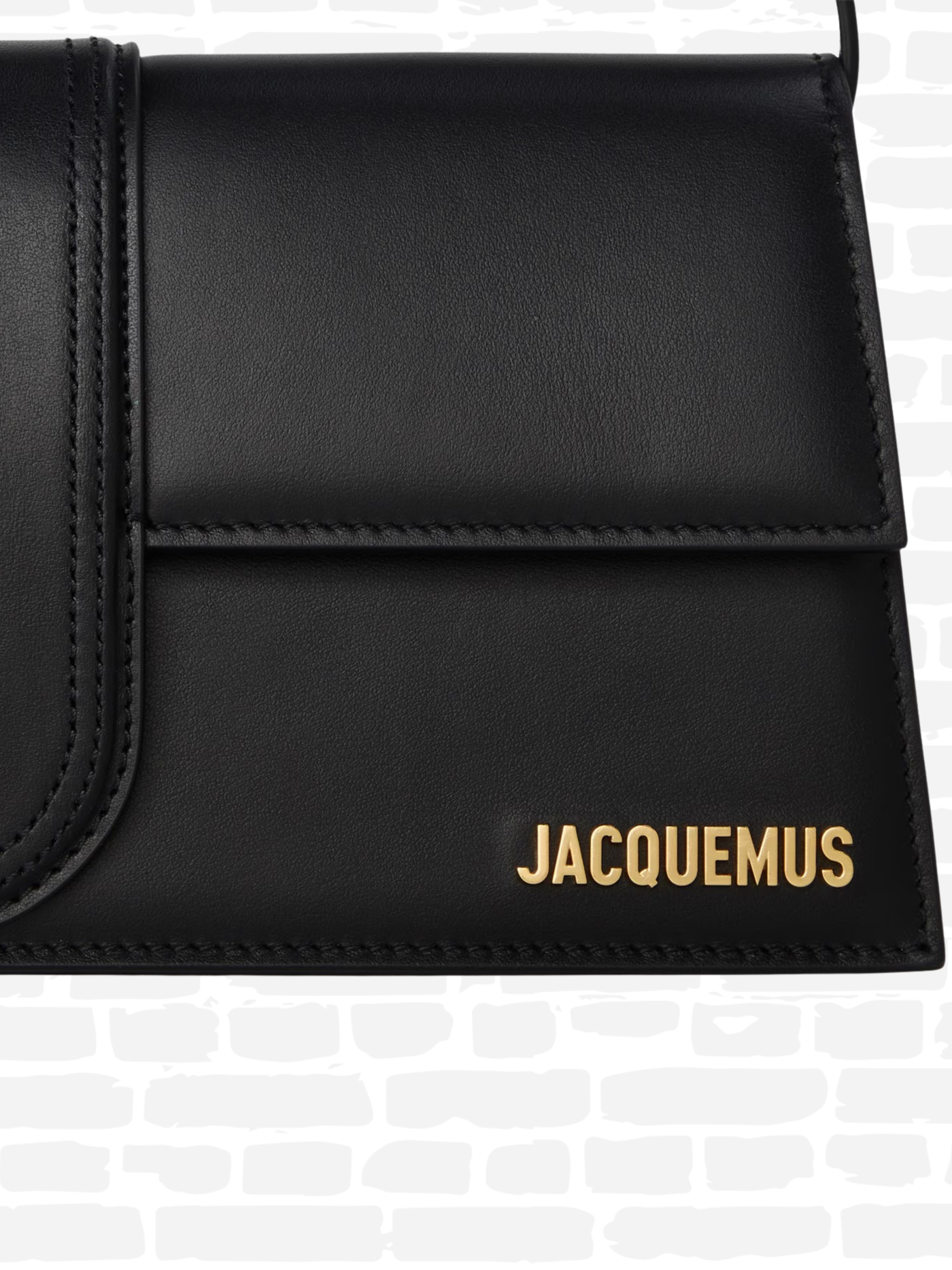 ג'קמוס תיק צבע שחור LEATHER LE BAMBINO