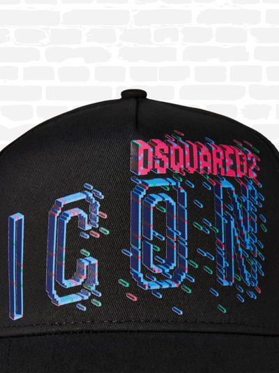 דיסקוורד כובע צבע שחור DSQ ICON PIXEL SN34