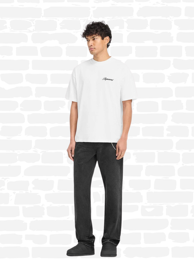 רפרזנט טי שירט צבע לבן SCRIPT LOGO T-SHIRT