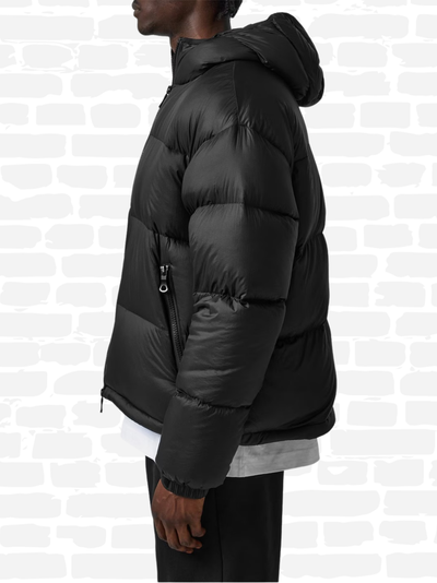 אמקיי איי מעיל צבע שחור TRANSLUCENT RIPSTOP BUBBLE