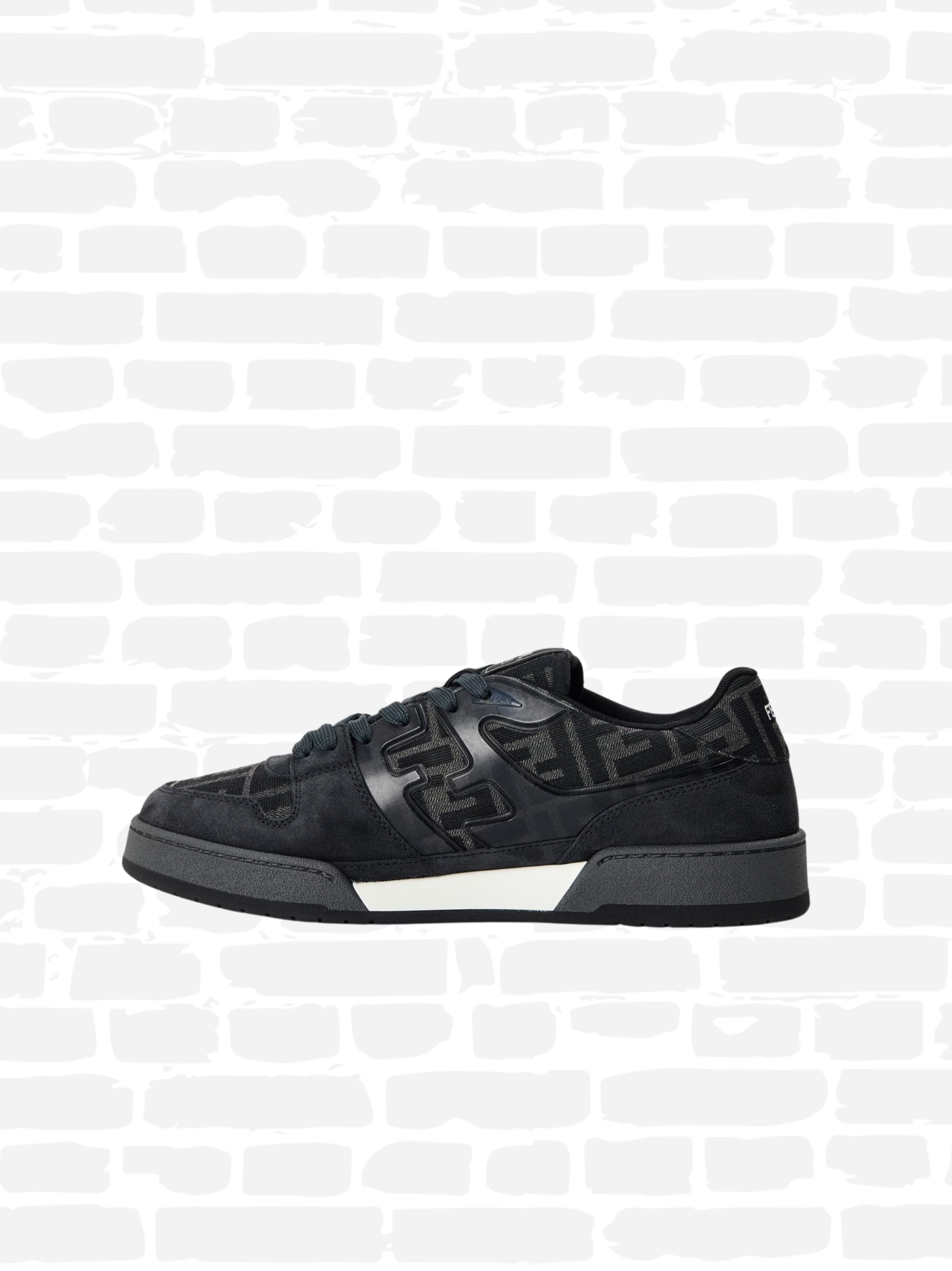 פנדי נעליים צבע שחור MATCH SNEAKERS