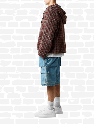 קלינס נעליים צבע לבן COURT SUEDE TRAINERS