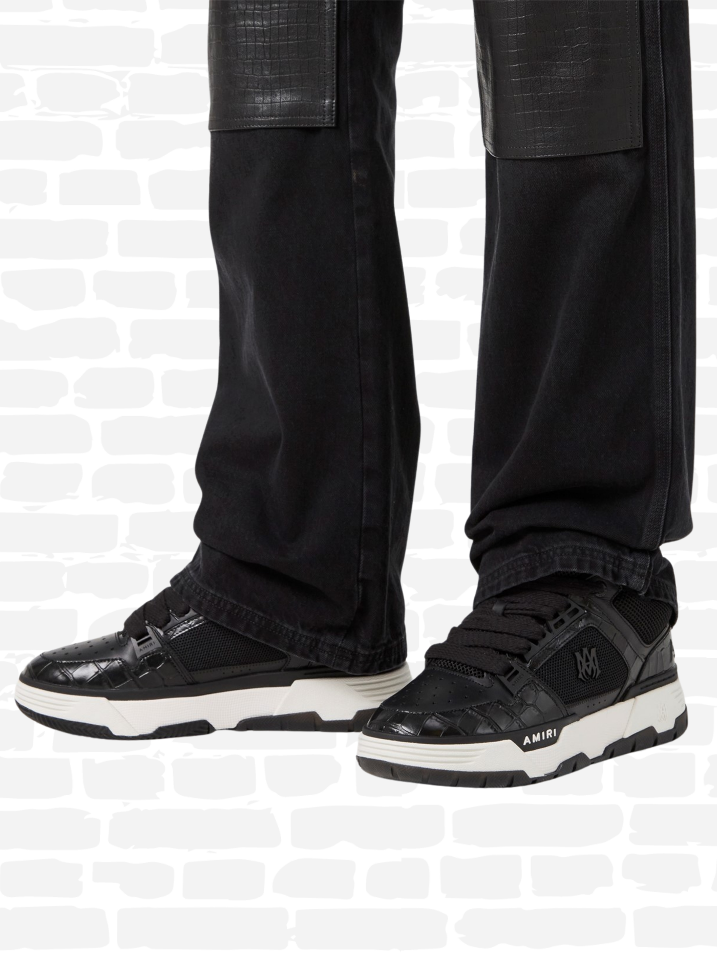 אמירי נעליים צבע שחור AMIRI MA‑1