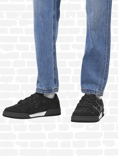 פנדי נעליים צבע שחור MATCH SNEAKERS