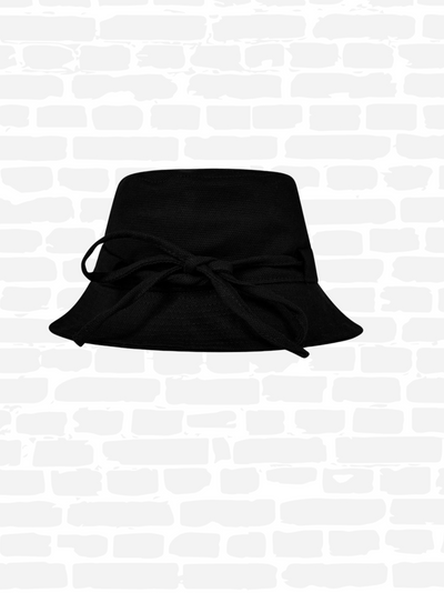 ג'קמוס כובע צבע שחור LE BOB GADJO BUCKET HAT