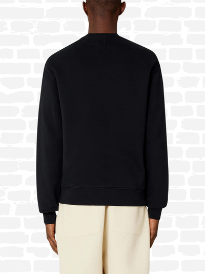 אמי פריז טי סווטשירט צבע שחור CREW NECK SWEATSHIRT