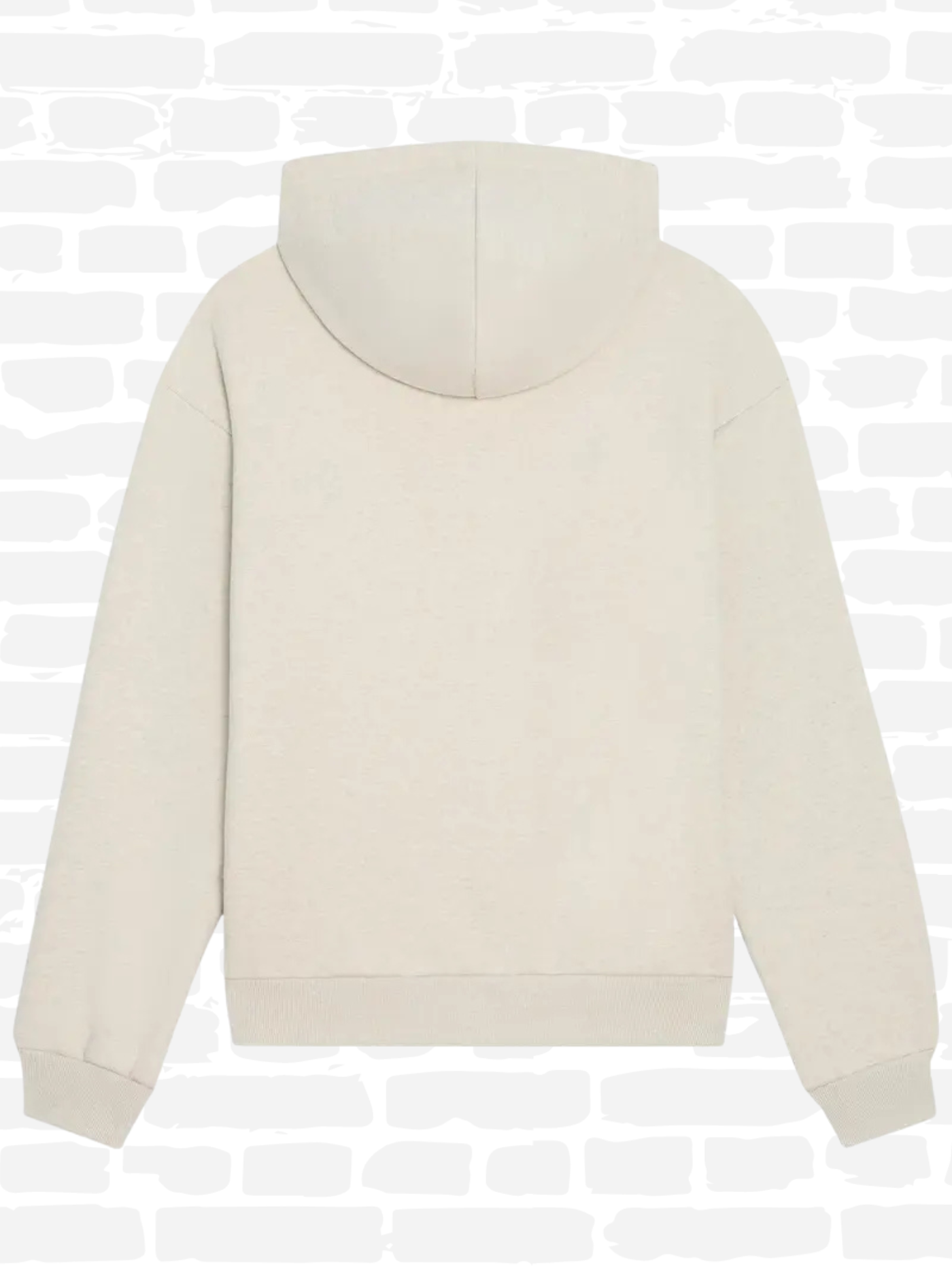 סלין סווטשירט צבע קרם LOOSE HOODIE