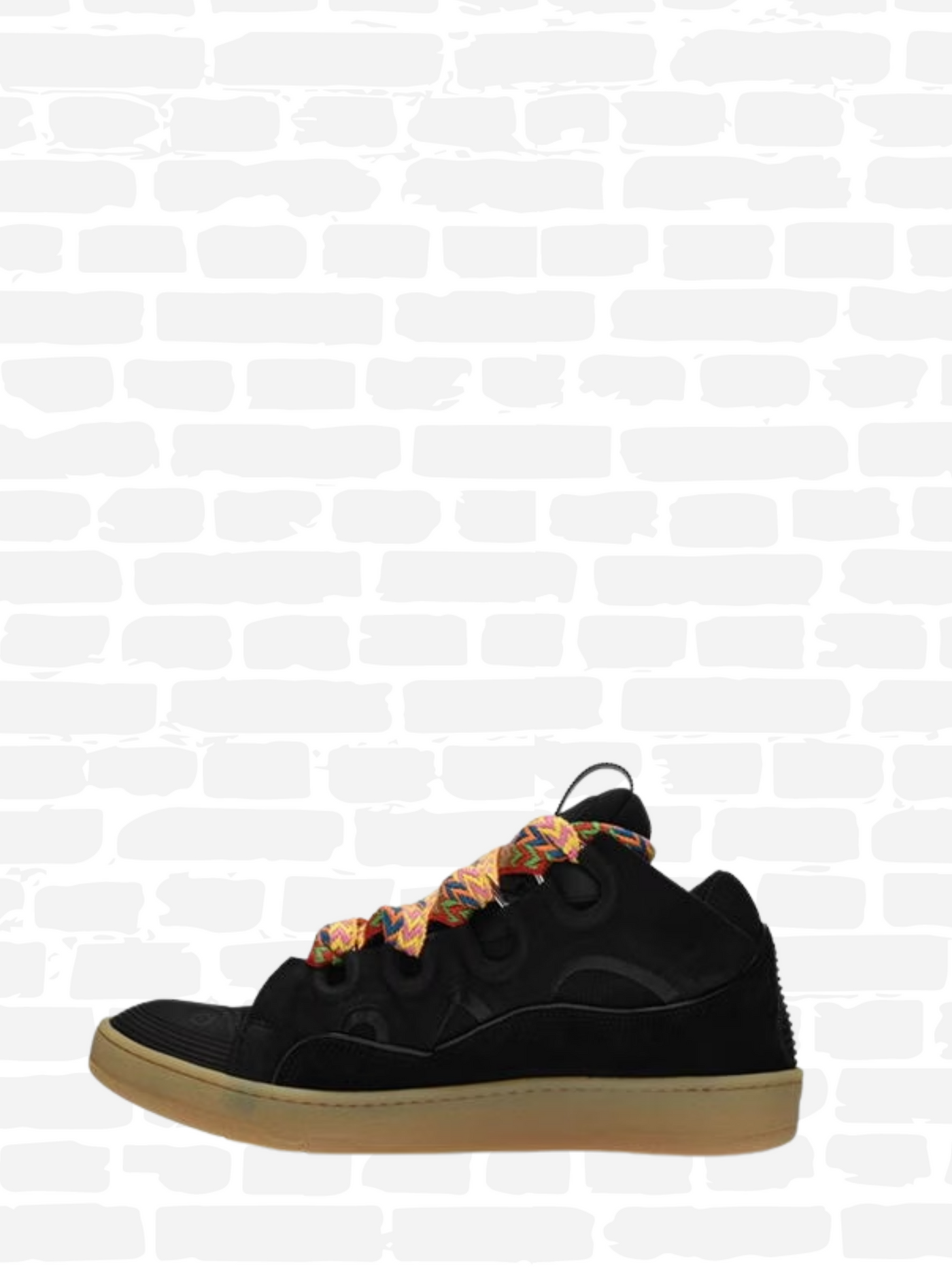 נעליים צבע שחור CURB SNEAKERS