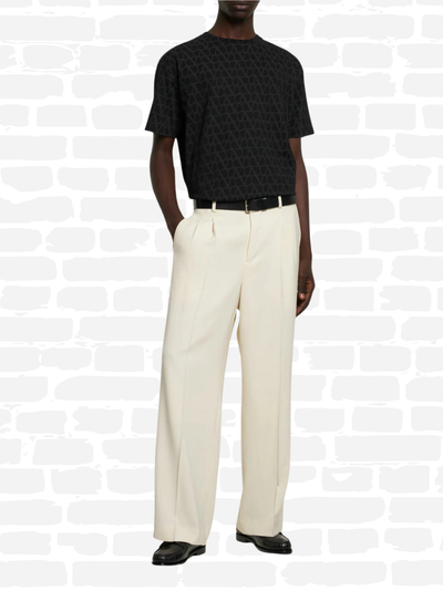 ולנטינו טי שירט צבע שחור ICONOGRAPHE PRINT