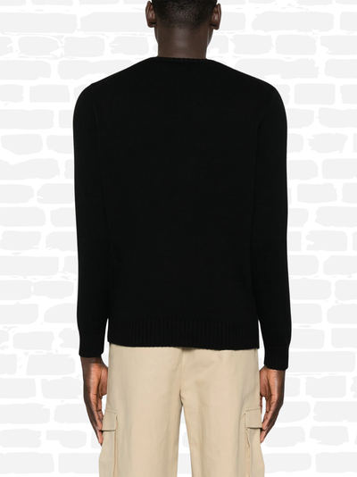 פולו ראלף לורן סווטשירט צבע שחור CREW-NECK JUMPER