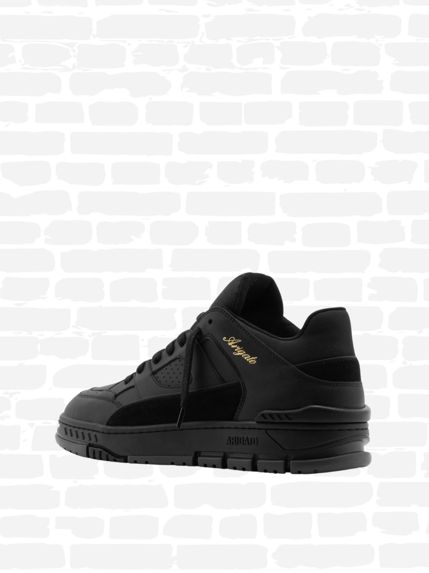 Chaussures couleur noir AREA LOW TRAINERS