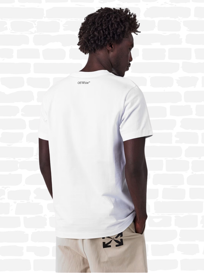 אוף וויט טי שירט צבע לבן AMIRI ARROW SLIM T