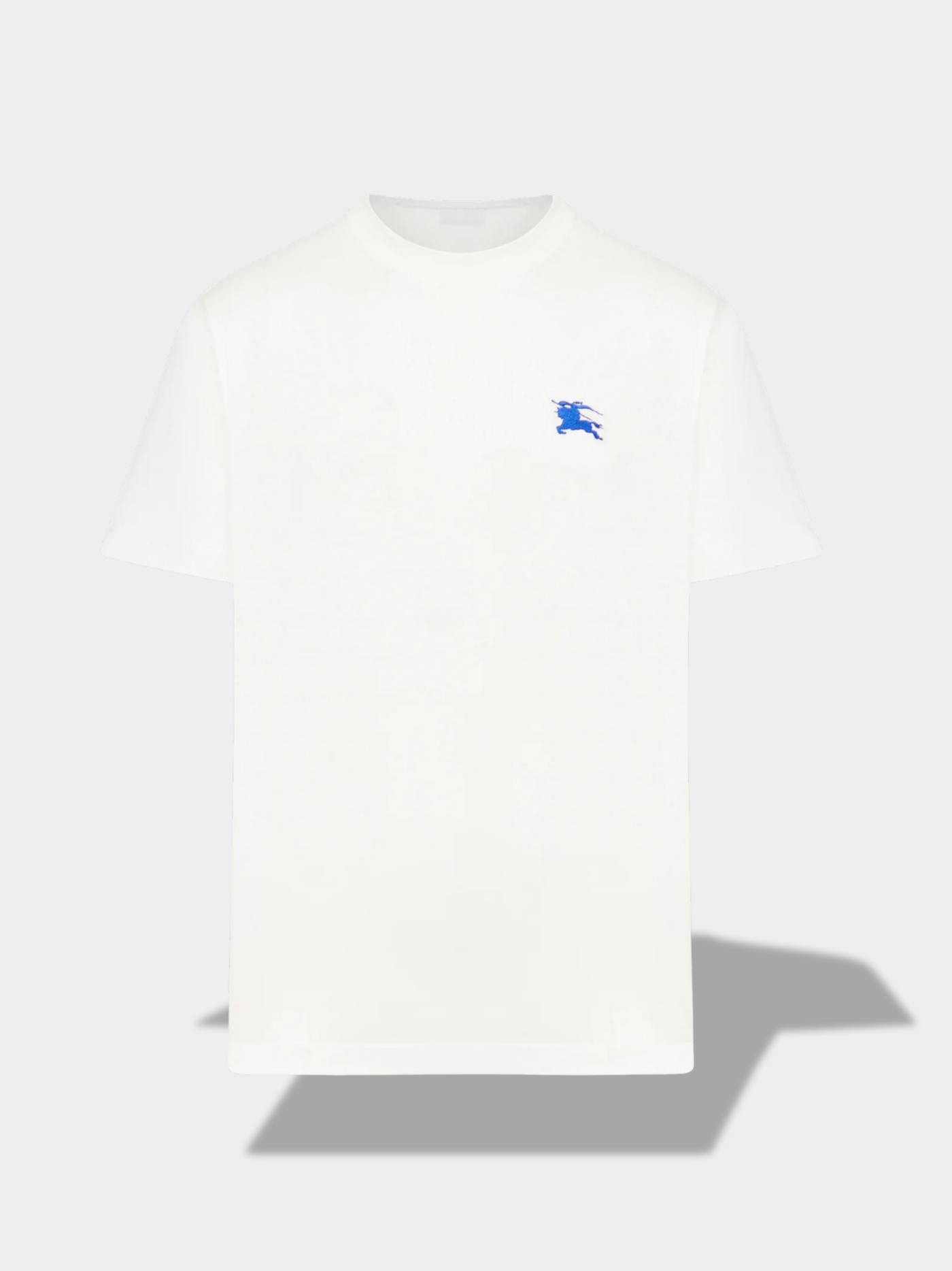 ברברי טי שירט צבע לבן KNIGHT EMBROIDERED T-SHIRT