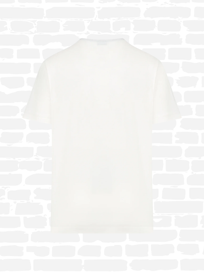 ברברי טי שירט צבע לבן KNIGHT EMBROIDERED T-SHIRT