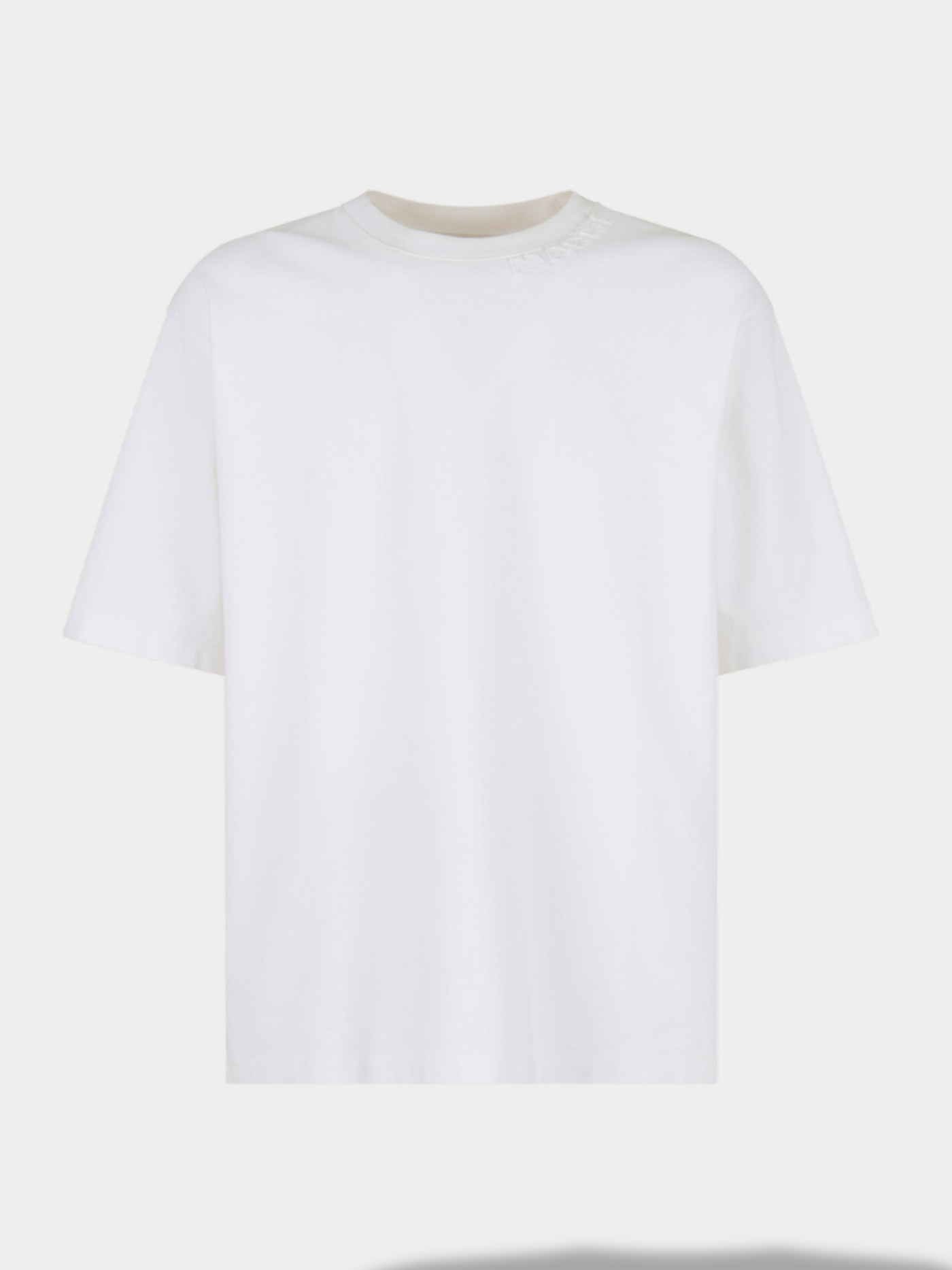 מרני טי שירט צבע לבן COTTON OVERSIZED T-SHIRT