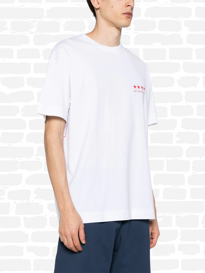 ז'יבנשי טי שירט צבע לבן 4G-print cotton T-shirt