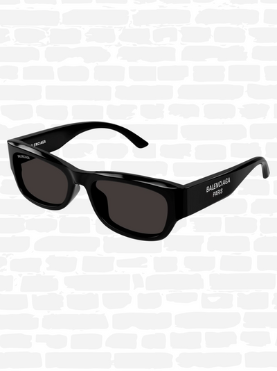 Lunettes de soleil Balenciaga de couleur noire