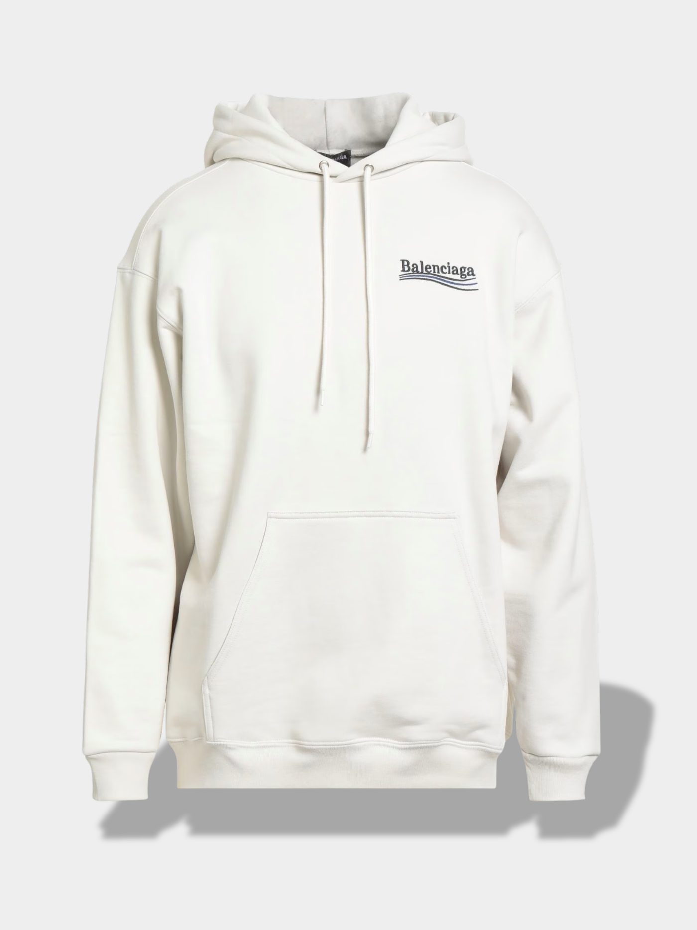 בלנסיאגה סווטשירט צבע לבן LOGO PRINT SWEATSHIRT