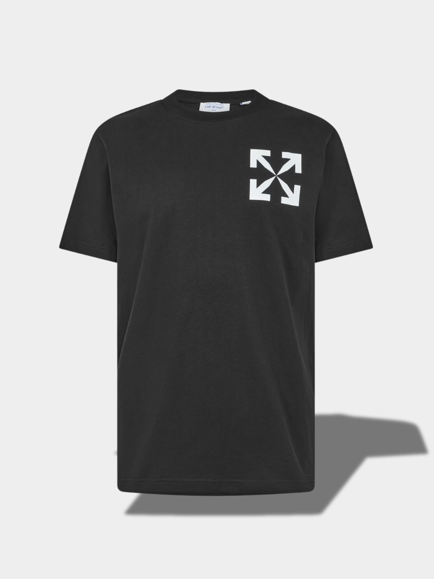אוף וויט טי שירט צבע שחור SINGLE ARROW T‑SHIRT