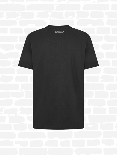 אוף וויט טי שירט צבע שחור SINGLE ARROW T‑SHIRT