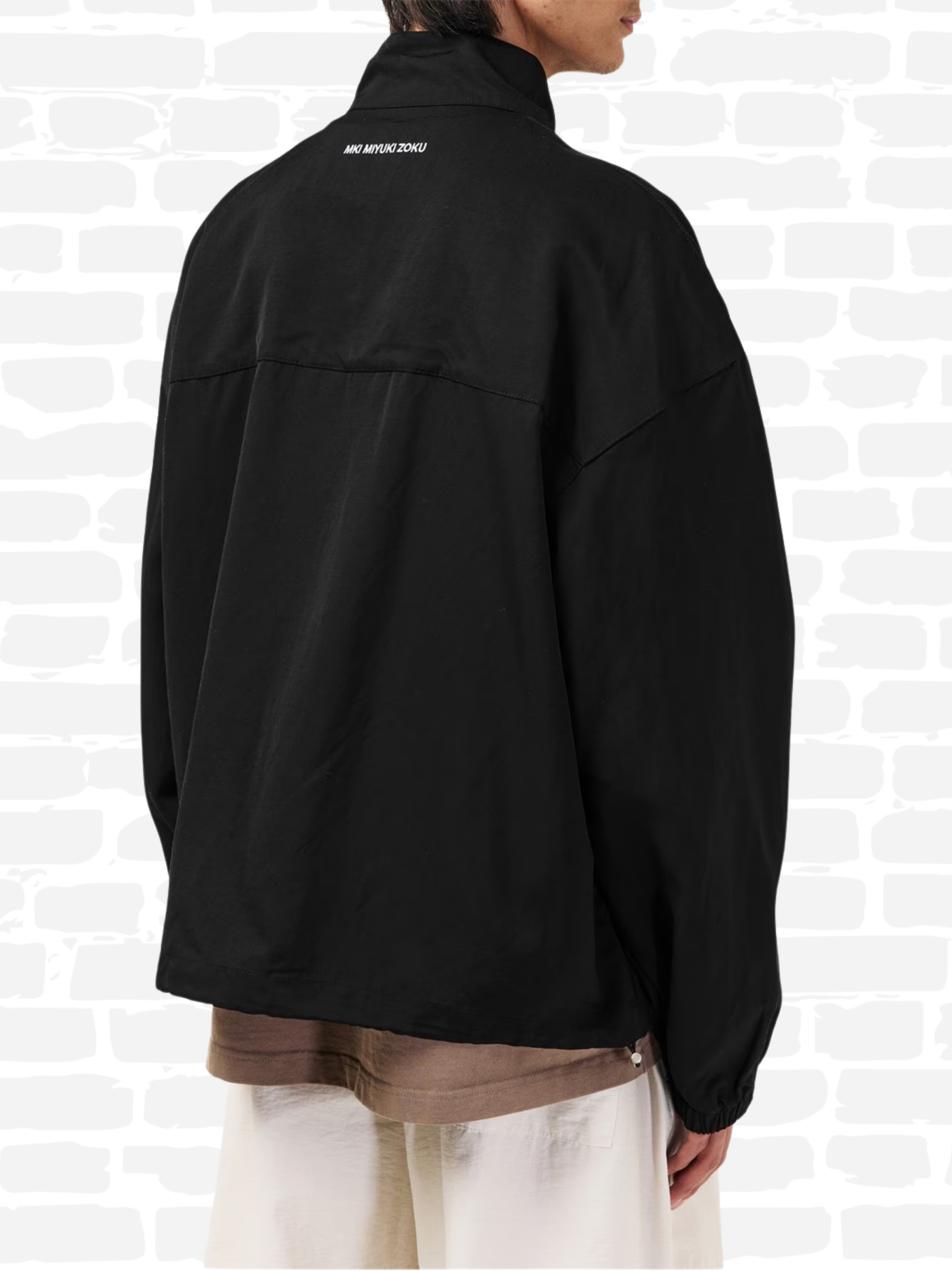 אמקיי איי סווטשירט צבע שחור MKI VIS LINEN