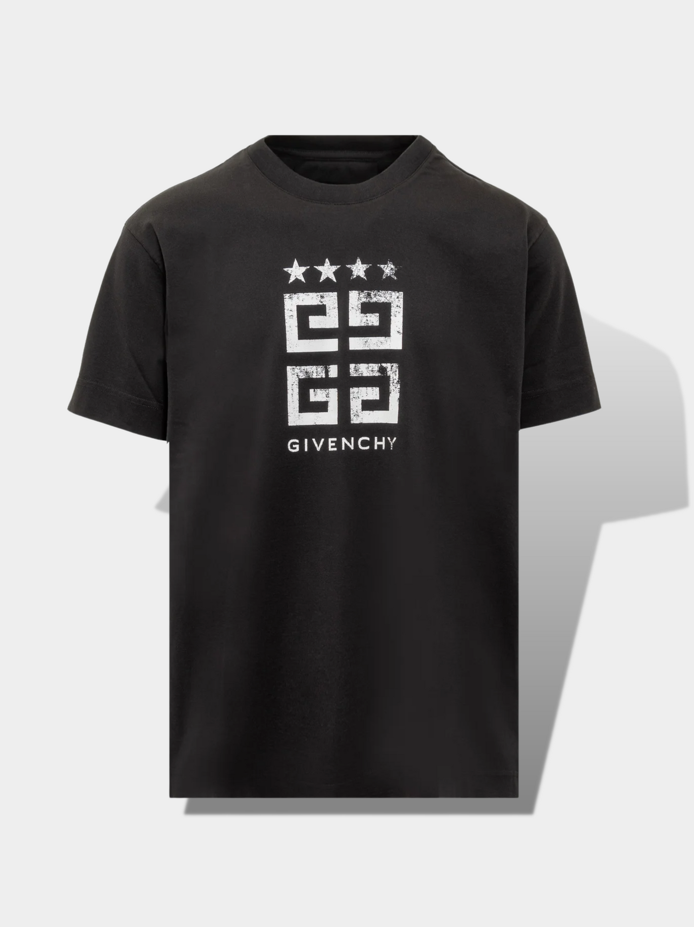 T-shirt Givenchy couleur noir T-shirt à col rond imprimé logo