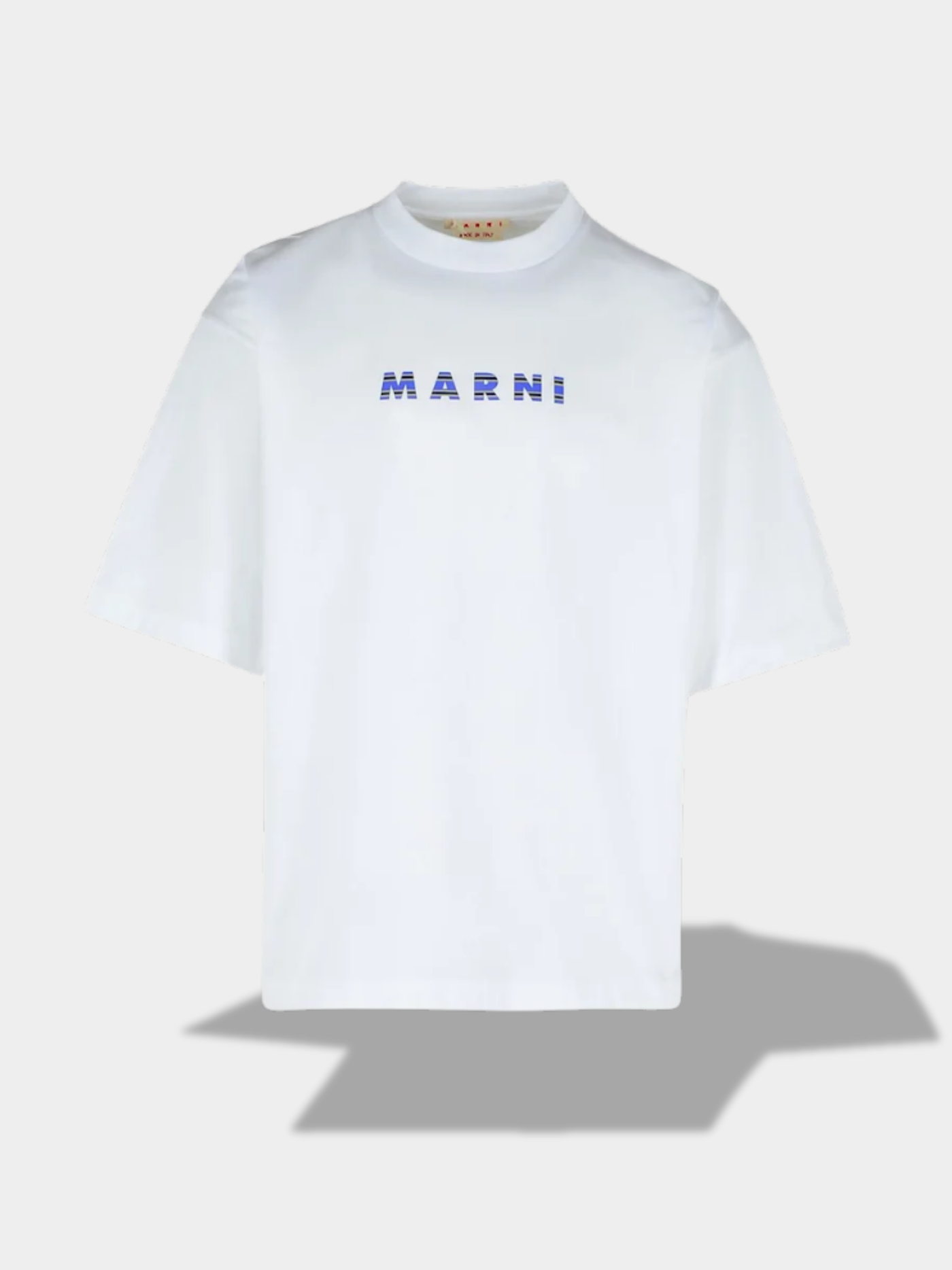 מרני טי שירט צבע לבן STRIPES LOGO T-SHIRT
