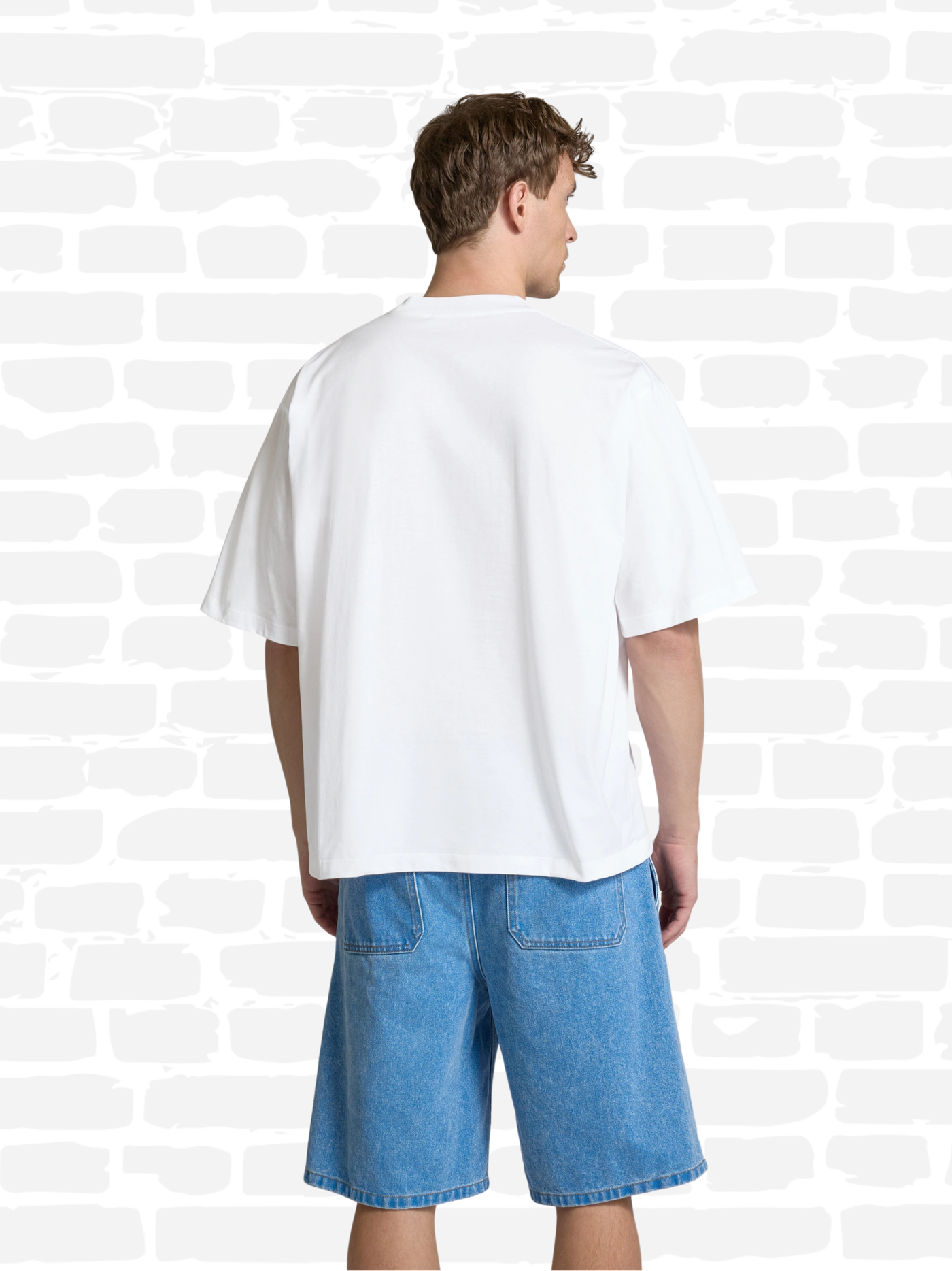 מרני טי שירט צבע לבן STRIPES LOGO T-SHIRT