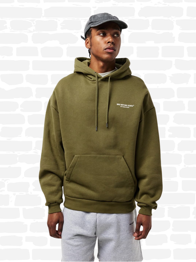 אמקיי איי סווטשירט קפוצ'ון צבע ירוק DESIGN STUDIO