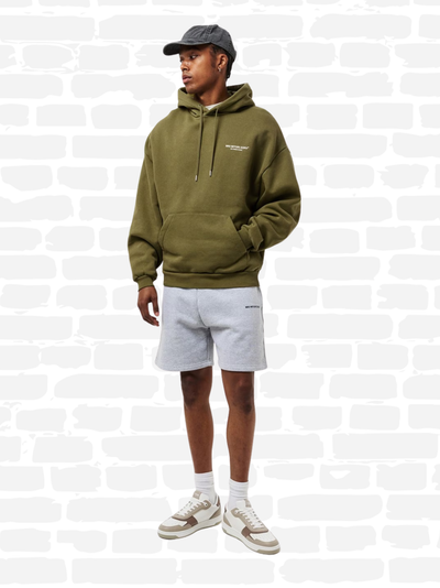 אמקיי איי סווטשירט קפוצ'ון צבע ירוק DESIGN STUDIO