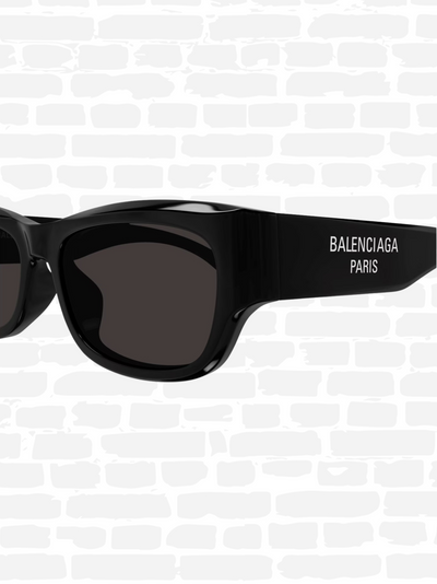 Lunettes de soleil Balenciaga de couleur noire