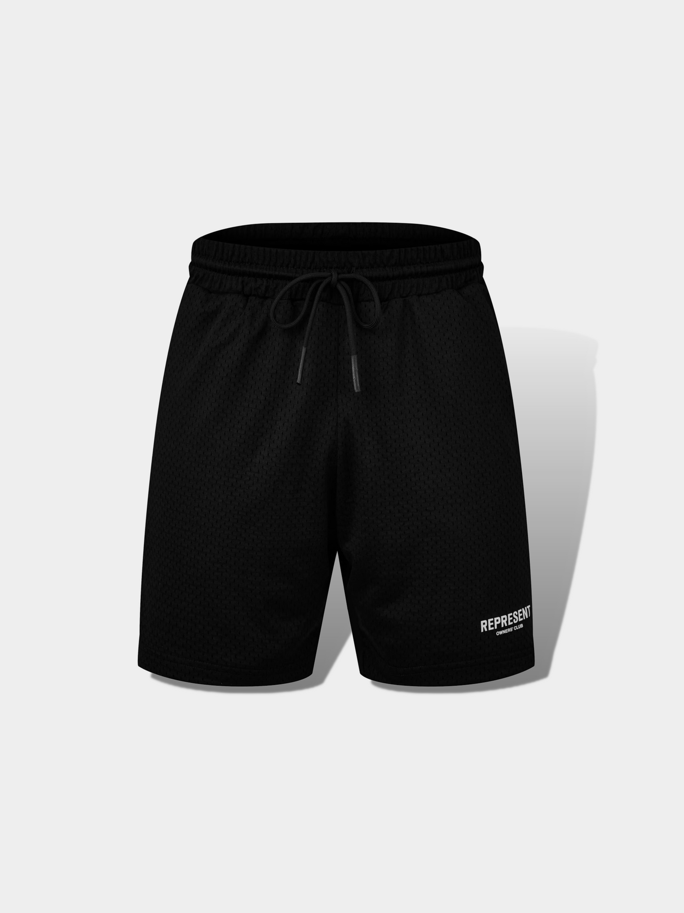 Short de couleur noir représentant OWNERS CLUB MESH SHORTS 